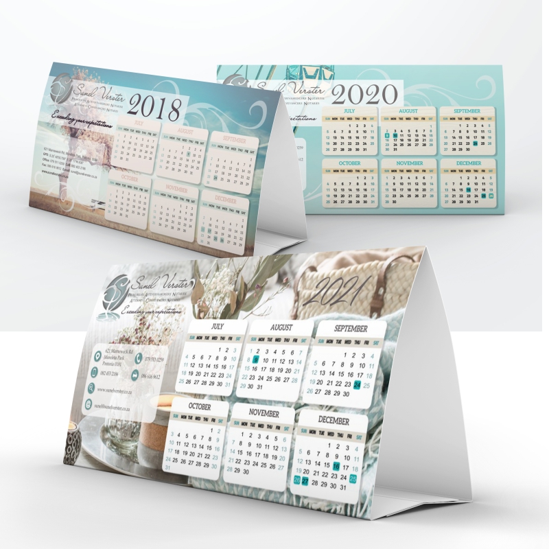 Sunel Verster Desk Calendars