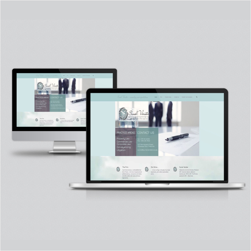 Sunel Verster Responsive Website